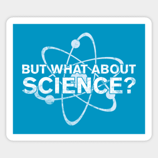 What About Science - Dark Colors - Distressed Sticker